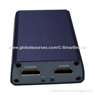 HDMI Splitter with 1-2 (HDMI 1.3b), More than 15m Long Distance Transmission
